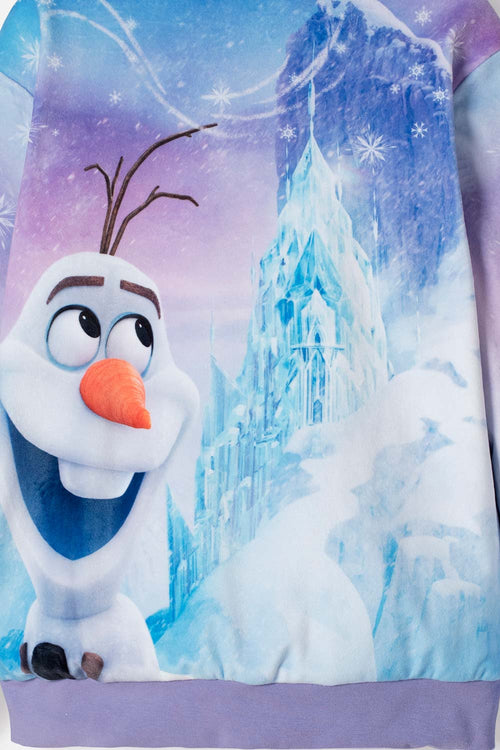 CHAQUETA DE FROZEN CON CIERRE LIILA PARA NIÑA
