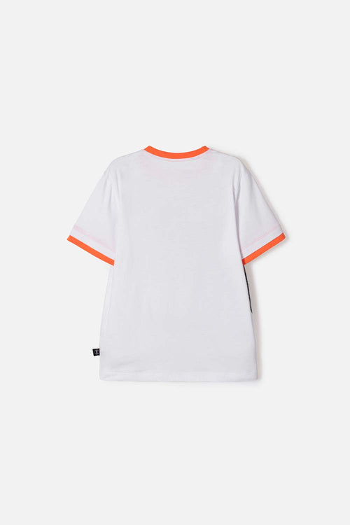 JURASSIC WORLD SHORT-SLEEVED T-SHIRT WHITE FOR BOYS