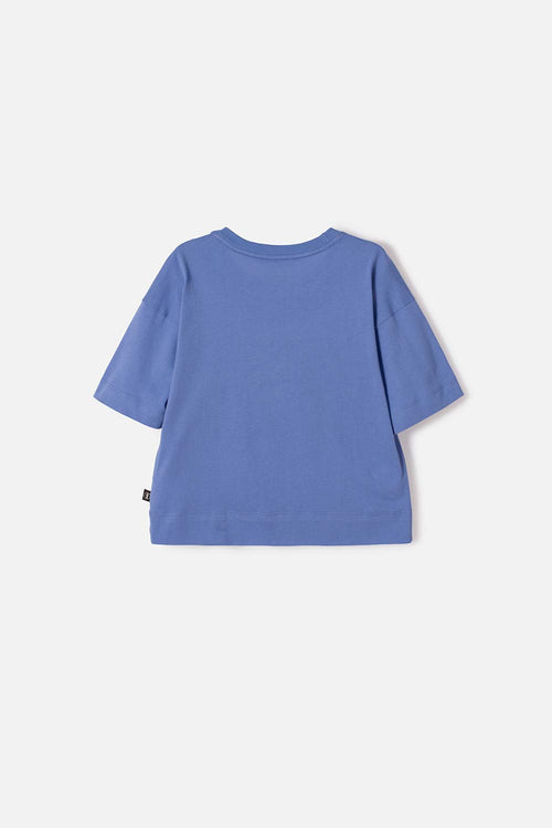 GIRL'S BLUE K-POP DEMON HUNTERS SHORT SLEEVE T-SHIRT