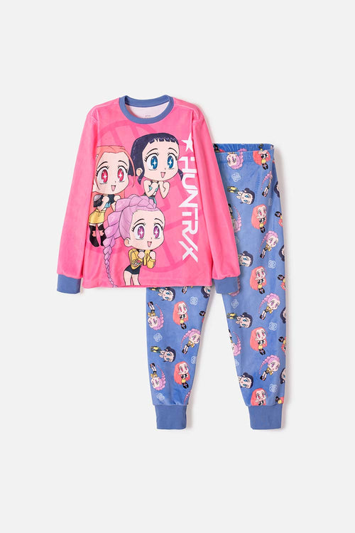 GIRL'S MULTICOLOR K-POP DEMON HUNTERS PAJAMAS