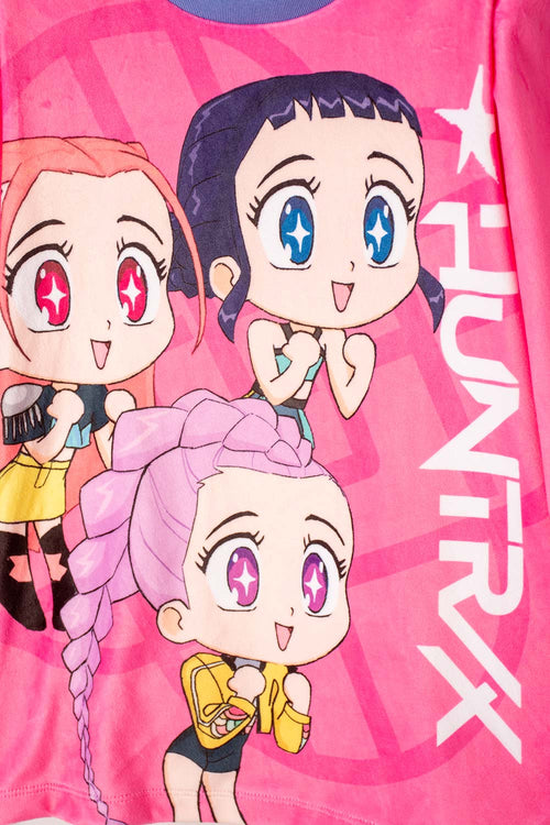 GIRL'S MULTICOLOR K-POP DEMON HUNTERS PAJAMAS
