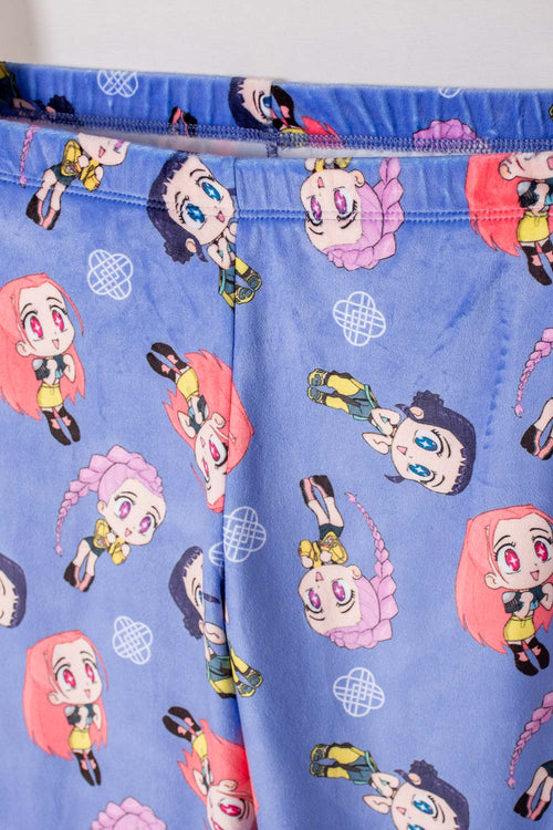 GIRL'S MULTICOLOR K-POP DEMON HUNTERS PAJAMAS