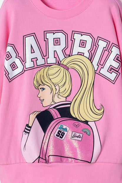 GIRL'S BARBIE OUTDOOR SWEATER