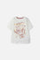 CAMISETA DE HARRY POTTER MANGA CORTA MARFIL PARA NIÑA