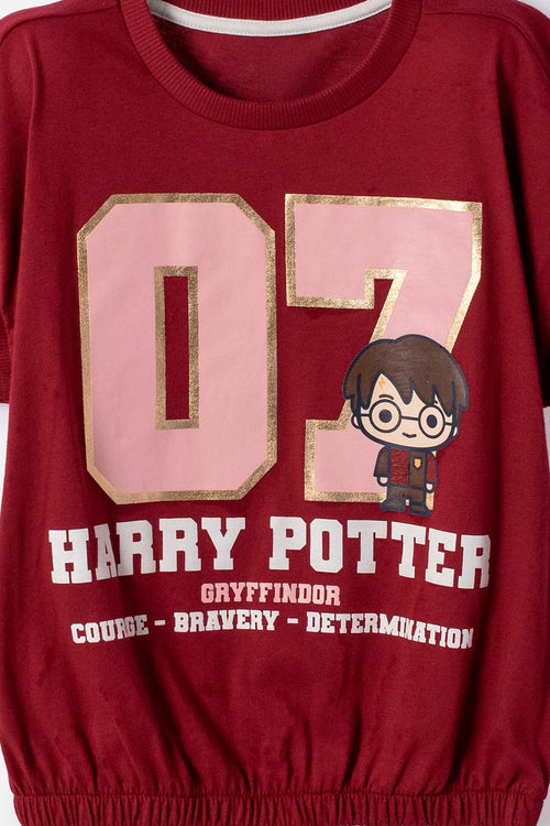 HARRY POTTER MULTICOLOR SHORTS SET FOR GIRLS