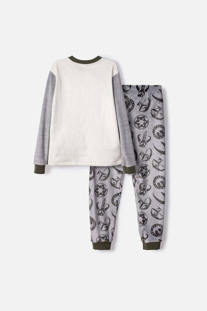 PIJAMA DE MANDALORIAN PANTALÓN LARGO MULTICOLOR PARA NIÑO