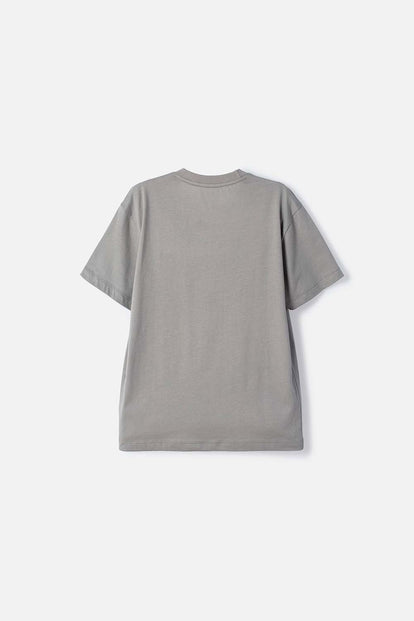 CAMISETA DE BATMAN MANGA CORTA GRIS PARA NIÑO