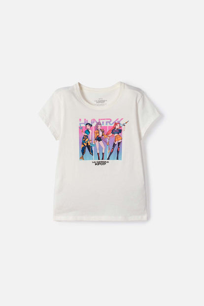 GIRL'S K-POP DEMON HUNTER OUTERWEAR T-SHIRT