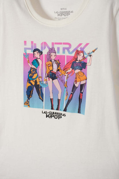 GIRL'S K-POP DEMON HUNTER OUTERWEAR T-SHIRT