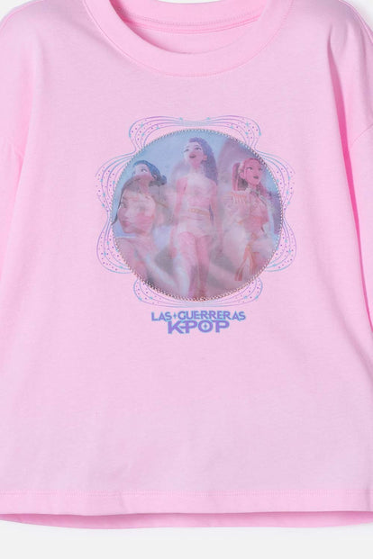 CAMISETA NIÑA EXTERIOR K-POP DEMON HUNTE