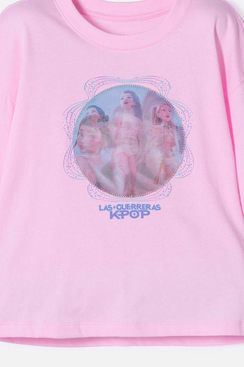 CAMISETA NIÑA EXTERIOR K-POP DEMON HUNTE