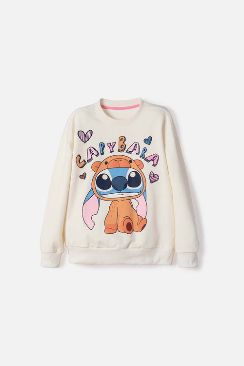 GIRL'S LILO & STITCH OUTDOOR SWEATSHIRT