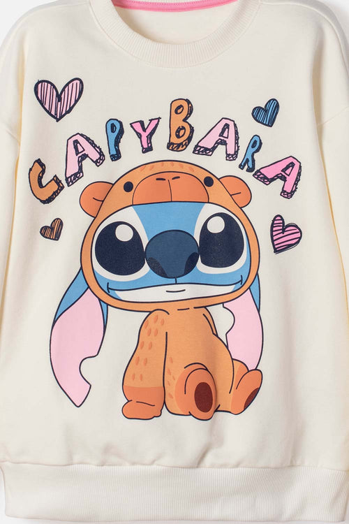 GIRL'S LILO & STITCH OUTDOOR SWEATSHIRT