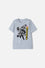 CAMISETAS DE MY HERO ACADEMIA MANGA CORTA GRIS PARA NIÑO