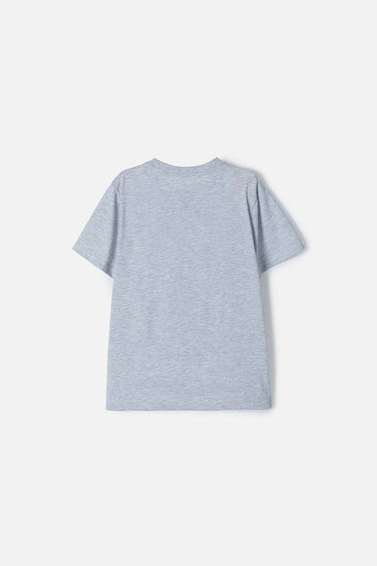 CAMISETAS DE MY HERO ACADEMIA MANGA CORTA GRIS PARA NIÑO