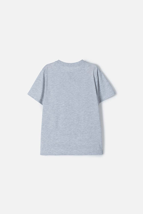 CAMISETAS DE MY HERO ACADEMIA MANGA CORTA GRIS PARA NIÑO
