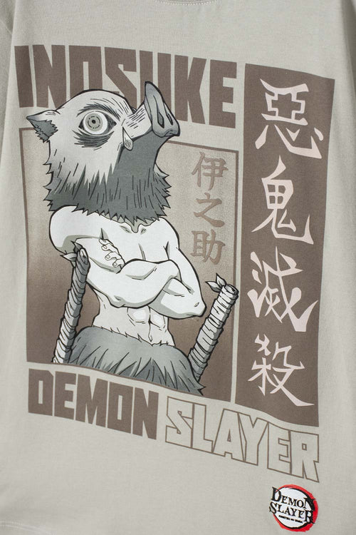 CAMISETAS DE DEMON SLAYER MANGA CORTA VERDE PARA NIÑO