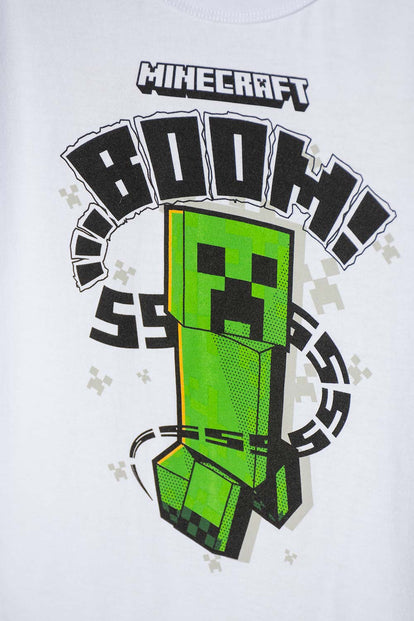 PIJAMA DE MINECRAFT PANTALÓN LARGO MULTICOLOR PARA NIÑO