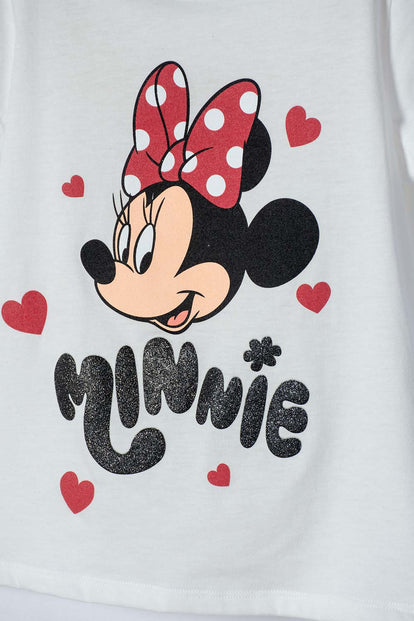 PIJAMA DE MINNIE MOUSE PANTALÓN LARGO MULTICOLOR PARA NIÑA