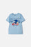 CAMISETAS DE SONIC MANGA CORTA AZUL PARA NIÑO