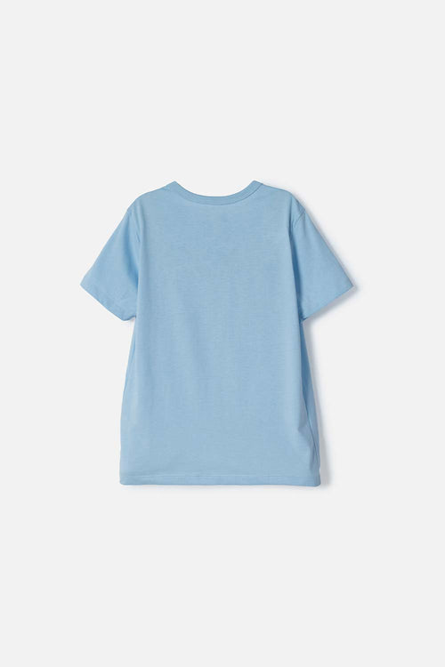 CAMISETAS DE SONIC MANGA CORTA AZUL PARA NIÑO