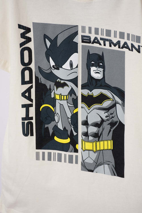 CAMISETAS DE SONIC CON CAPUCHA MANGA CORTA PARA NIÑO