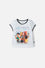 CAMISETAS DE K-POP DEMON HUNTERS MANGA CORTA BLANCO PARA NIÑA