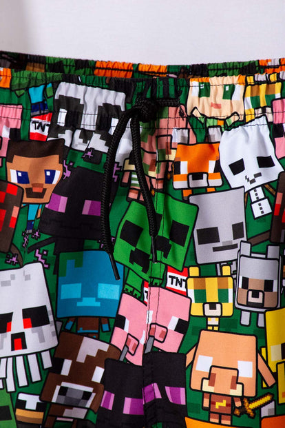PANTALONETA DE BAÑO MINECRAFT MULTICOLOR PARA NIÑO