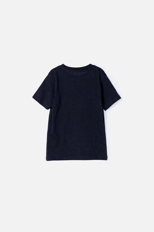 MICKEY MOUSE SHORT SLEEVE BLACK T-SHIRT FOR BOYS 2T TO 5T