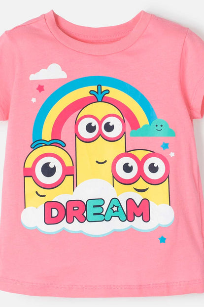 PIJAMA DE MINIONS CON PANTALÓN LARGO MULRICOLOR PARA NIÑA