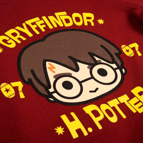 BABY BOY'S WINE RED HARRY POTTER CREWNECK SWEATER