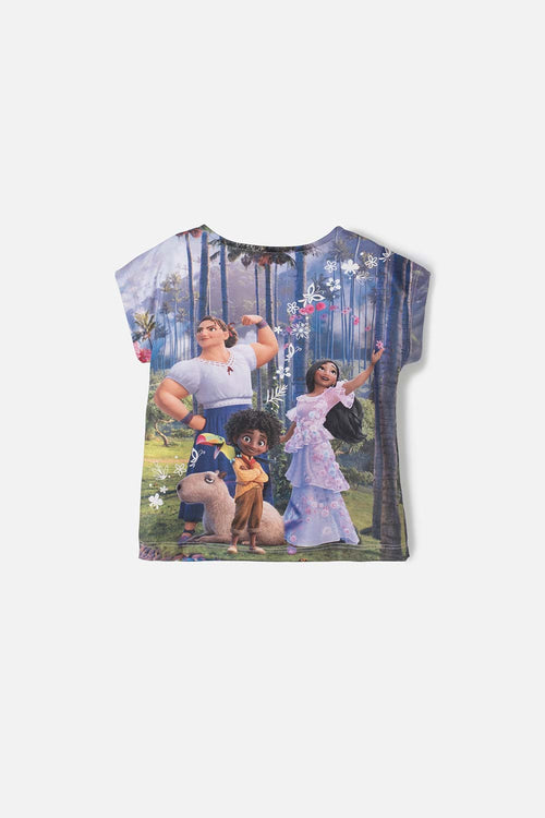 ENCANTO MULTICOLOR PRINTED T-SHIRT FOR GIRLS 2T TO 5T