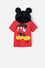 CAMISETA DE NIÑO, MANGA CORTA ROJA/NEGRA DE MICKEY MOUSE ©DISNEY