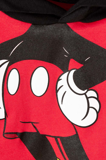 CAMISETA DE NIÑO, MANGA CORTA ROJA/NEGRA DE MICKEY MOUSE ©DISNEY
