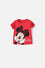 GIRLS' MINNIE MOUSE RED PRINTED T-SHIRT FOR AGES 2T TO 5T