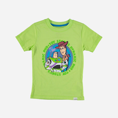 CAMISETA DE NIÑO, MANGA CORTA VERDE DE TOY STORY