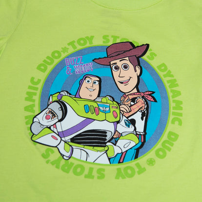 CAMISETA DE NIÑO, MANGA CORTA VERDE DE TOY STORY