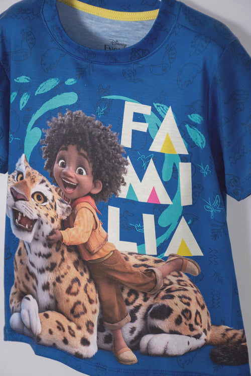 DISNEY ENCANTO SHORT SLEEVE T-SHIRT BLUE FOR BOY 2T TO 5T