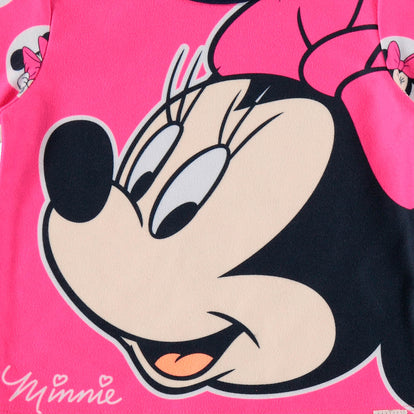 PIJAMA DE MINNIE MOUSE PARA BEBÉ NIÑA, MANGA LARGA Y PANTALÓN LARGO DE LITTLE MIC