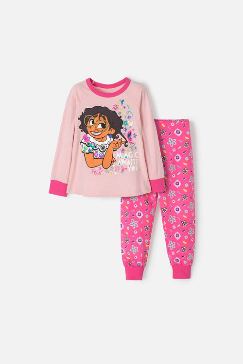 ENCHANTO PAJAMAS WITH PINK LONG PANTS FOR GIRLS 2T TO 5T