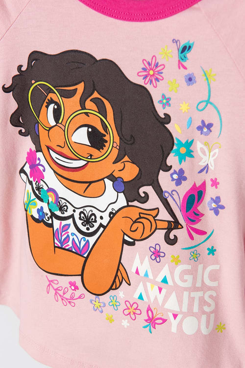 ENCHANTO PAJAMAS WITH PINK LONG PANTS FOR GIRLS 2T TO 5T
