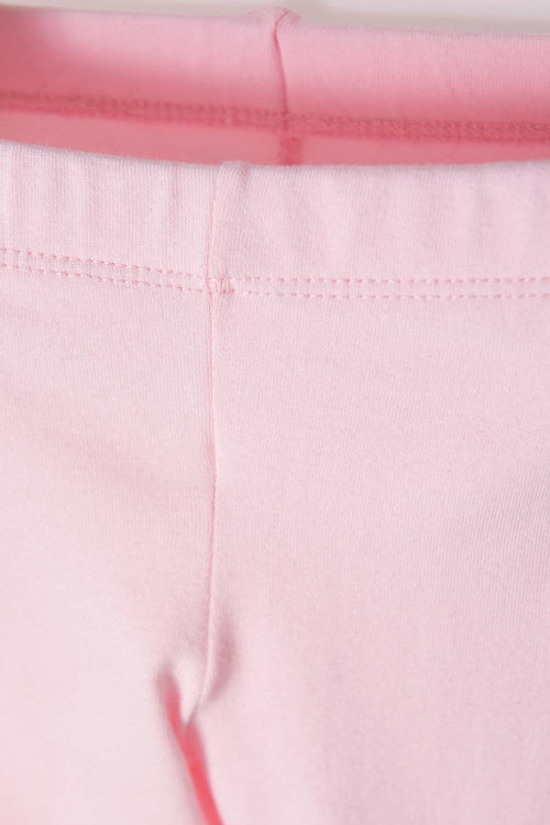 MINNIE MOUSE IVORY AND PINK LONG-SLEEVED SET FOR BABY GIRLS