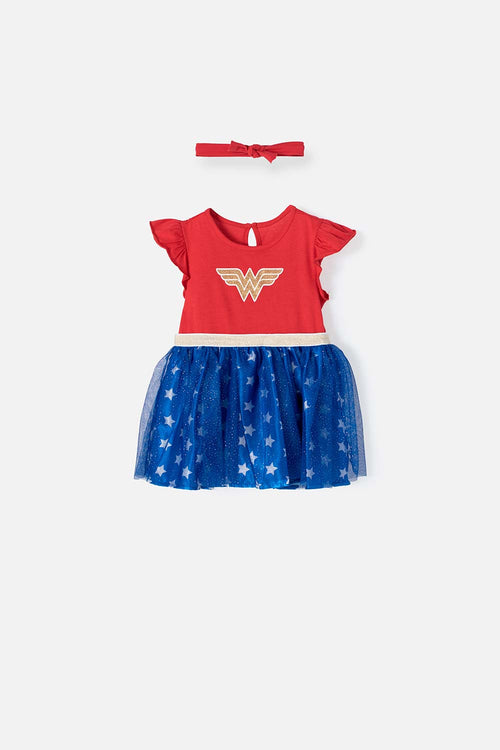 WONDER WOMAN RED TUTU DRESS FOR BABY GIRL