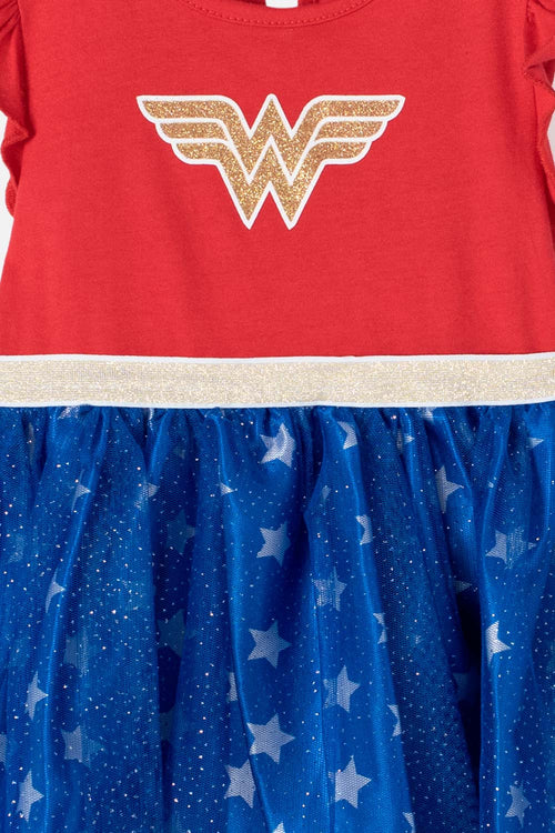 WONDER WOMAN RED TUTU DRESS FOR BABY GIRL