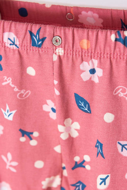 PIJAMA DE BAMBI MANGA LARGA ROSADA PARA BEBÉ NIÑA