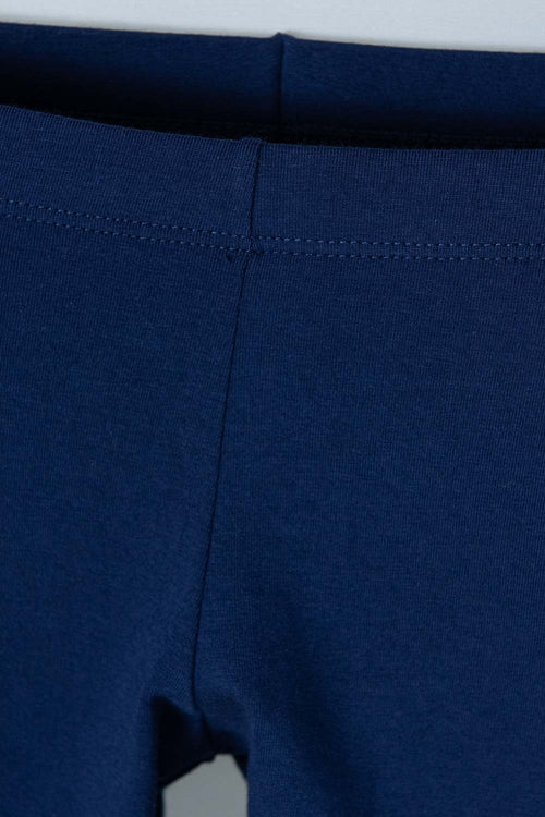 GIRL'S DARK BLUE MIC LEGGINGS