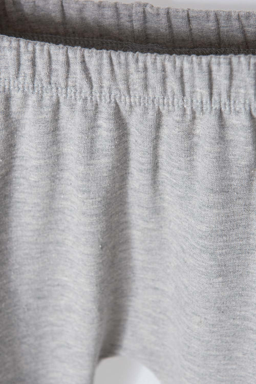 LITTLEMIC SET WITH WHITE AND GREY PANTS FOR BABY BOYS