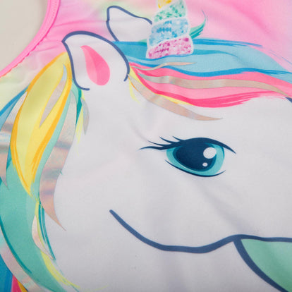 VESTIDO DE BAÑO MIC MULTICOLOR MANGA LARGA PARA NIÑA