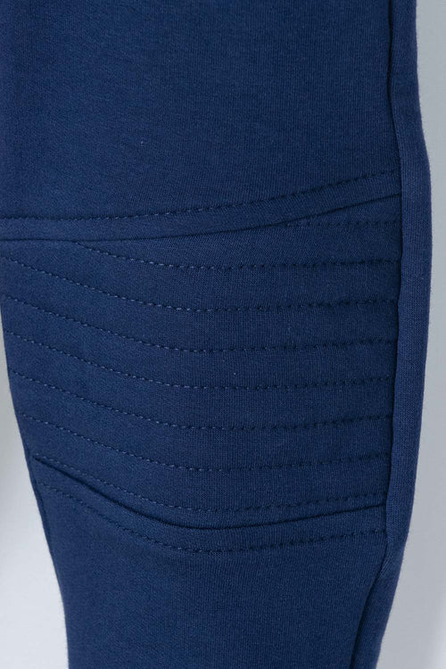 LITTLEMIC JOGGER WITH BLUE DRAWSTRING FOR BOYS 2T TO 5T