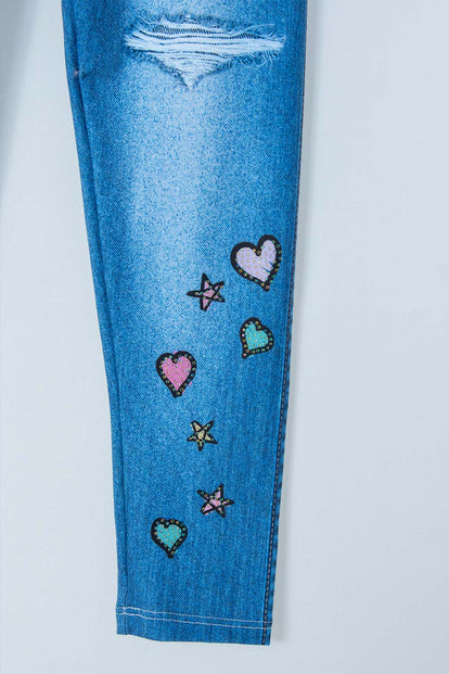 LEGGINS DE MIC AZUL PARA NIÑA